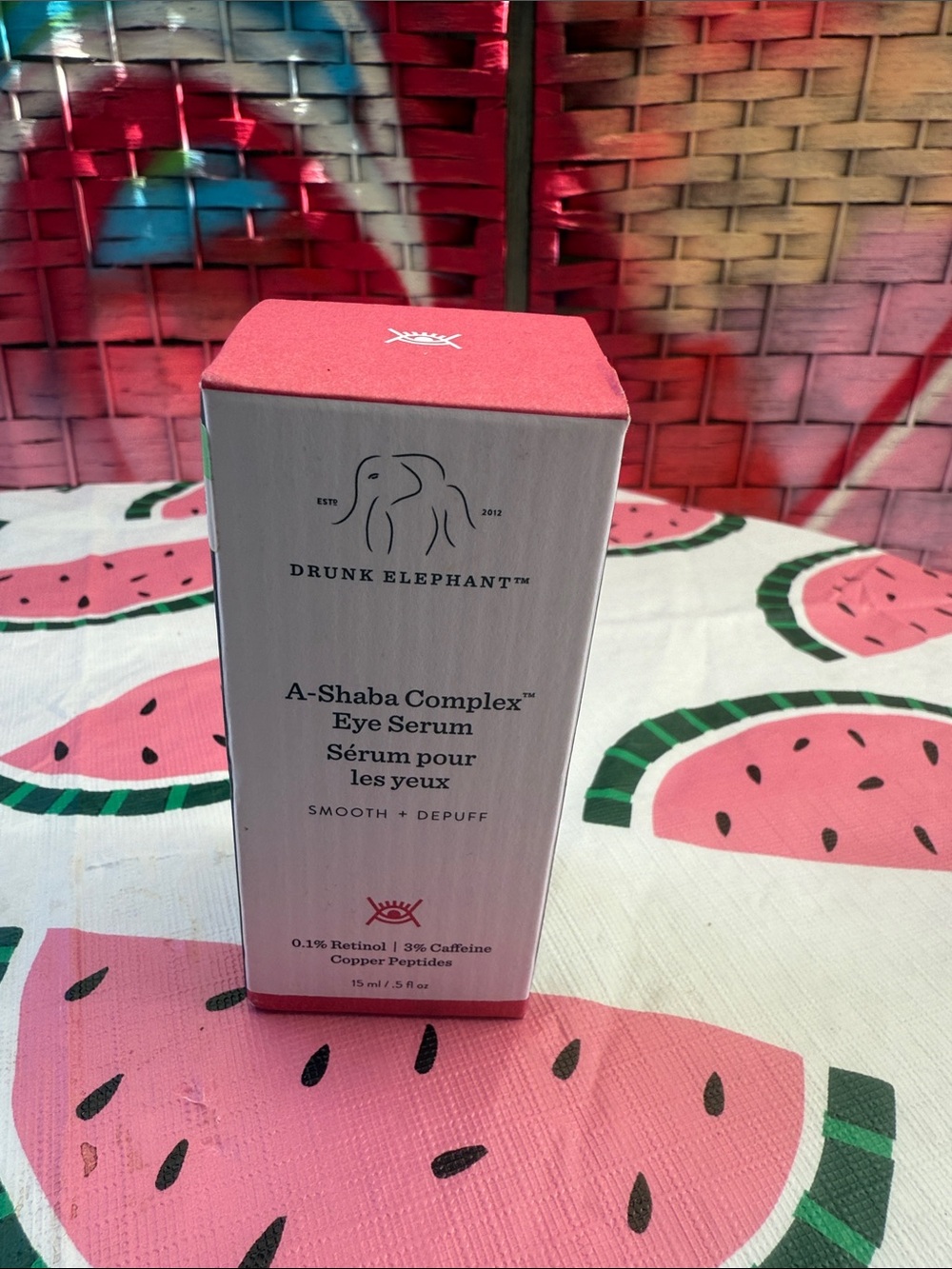 Drunk Elephant Eye Serum - Pink & White Packaging
